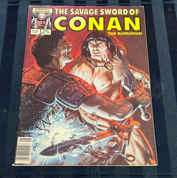 Savage Sword Of Conan #103 Newsstand Variant FVF