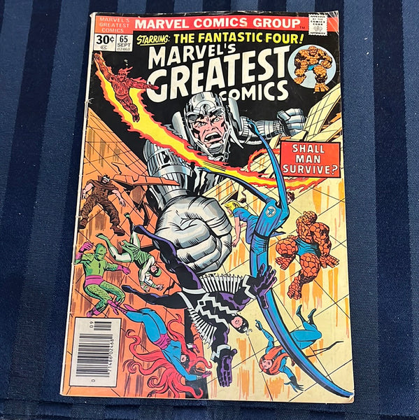 Marvel’s Greatest Comics #65 features The Fantastic Four! VG