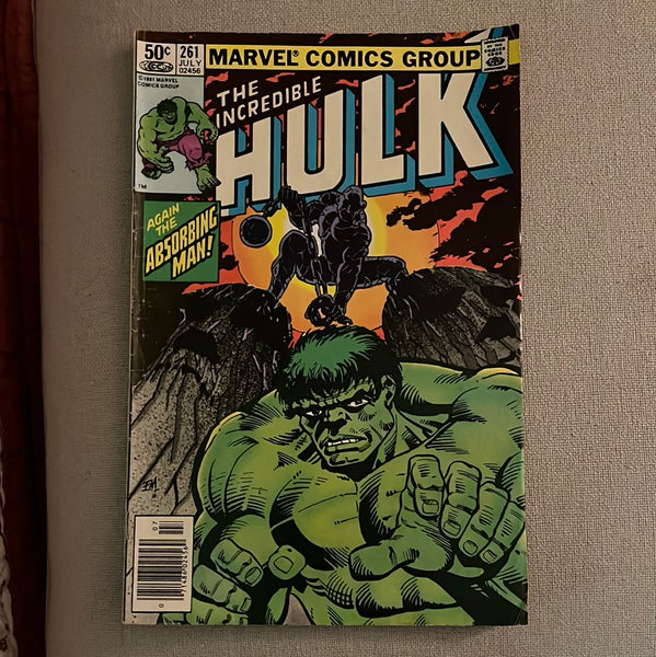 Incredible Hulk #261 Miller Art! Newsstand Variant FN