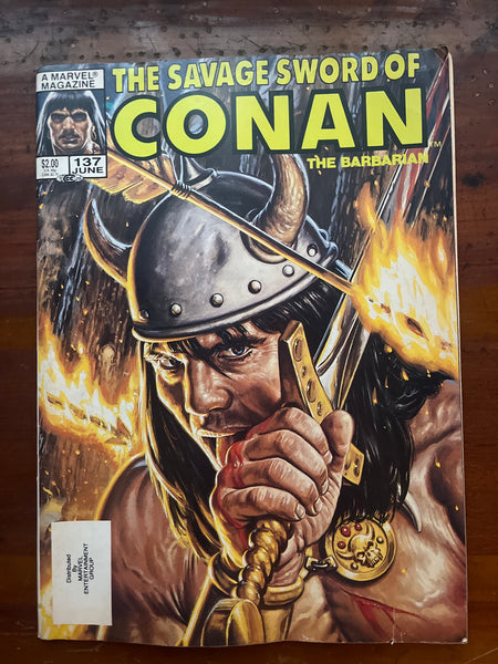 Savage Sword of Conan #137 The Lost Legion! FN