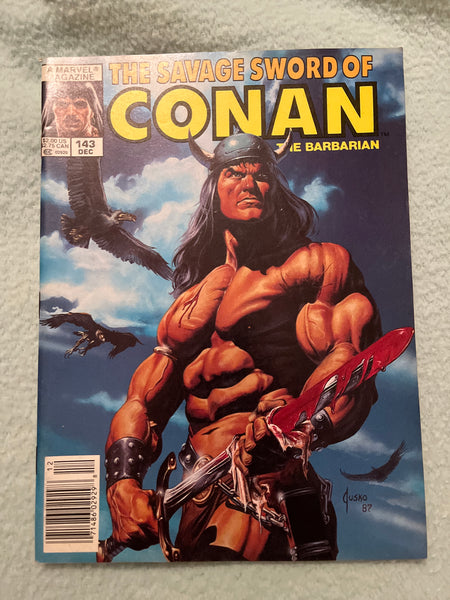 Savage Sword of Conan #143 Newsstand Variant FVF