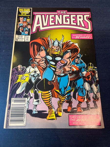 Avengers #276 Newsstand Variant FVF