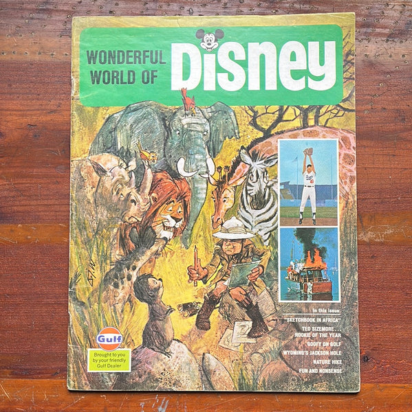 Wonderful World of Disney Magazine Vol 2 #1 HTF 1970