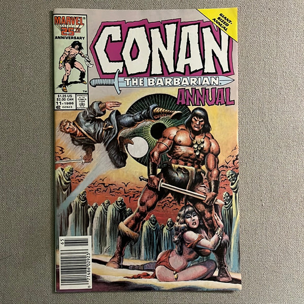 Conan The Barbarian Annual #11 Newsstand Variant FVF