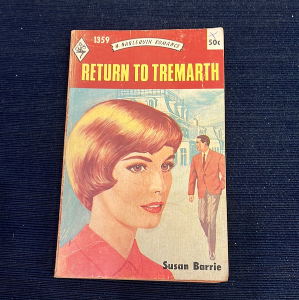 Vintage Harlequin Romance Paperback #1359 “Return To Tremarth” FN