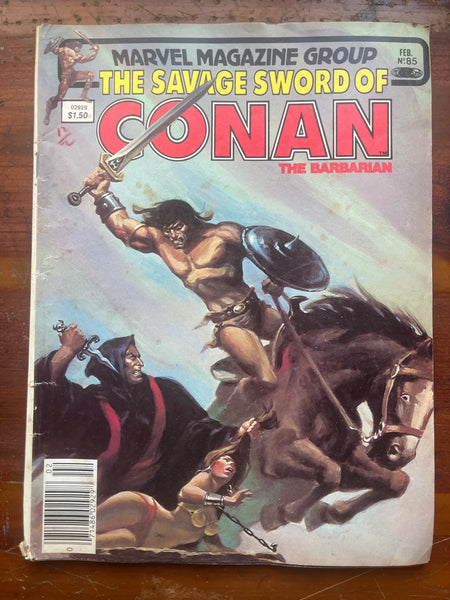 Savage Sword of Conan #85 Newsstand VG