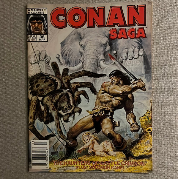 Conan Saga #36 Newsstand Variant FVF