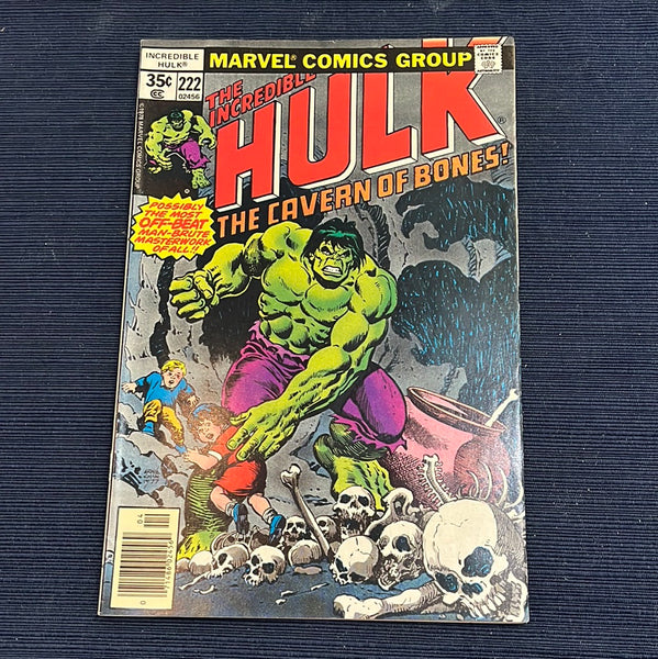 Incredible Hulk #222 Cavern Of Bones! FVF