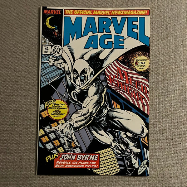 Marvel Age #74 Moon Knight! FVF
