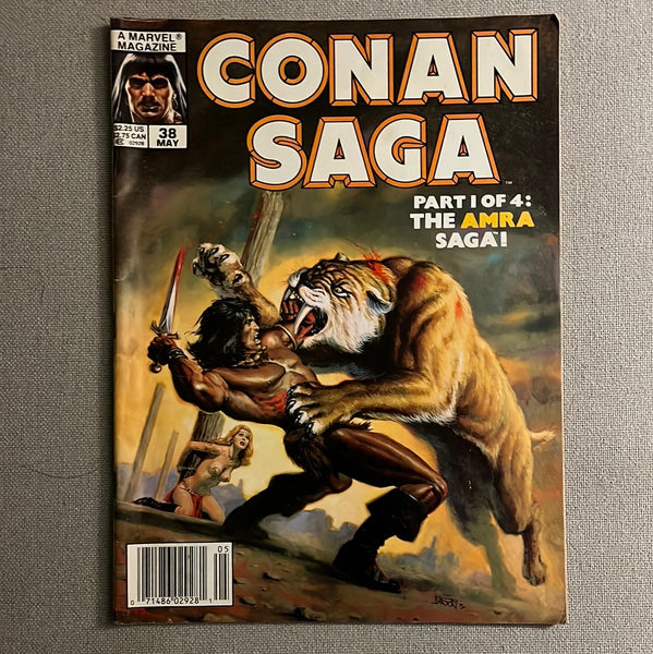 Conan Saga #38 Newsstand Variant FN