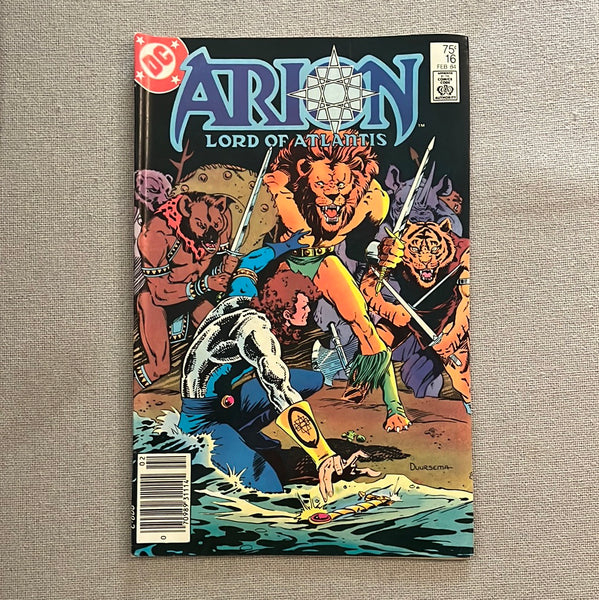 Arion Lord of Atlantis #16 Newsstand Variant FVF
