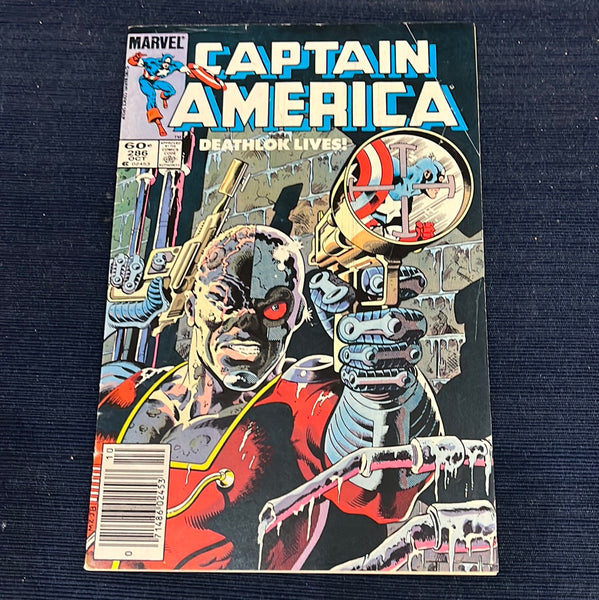 Captain America #286 Newsstand Variant Deathlok Lives! FN