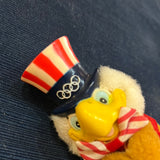 Vintage Sam The Eagle 1984 Olympics Pencil Hugger Toy Excellent!