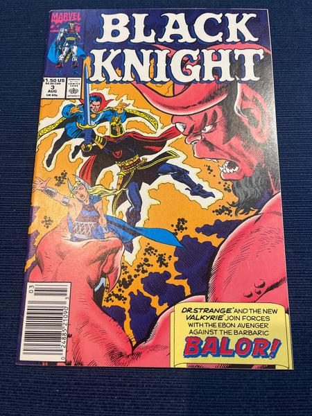 Black Knight #3 Mini Series Newsstand Variant VFNM