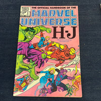 Official Handbook of The Marvel Universe #5 H-J VGFN