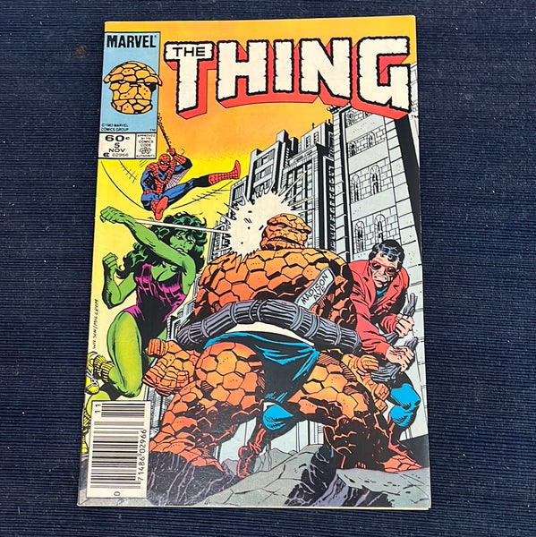 Thing #5 Newsstand Variant Spidey & She-Hulk! FVF