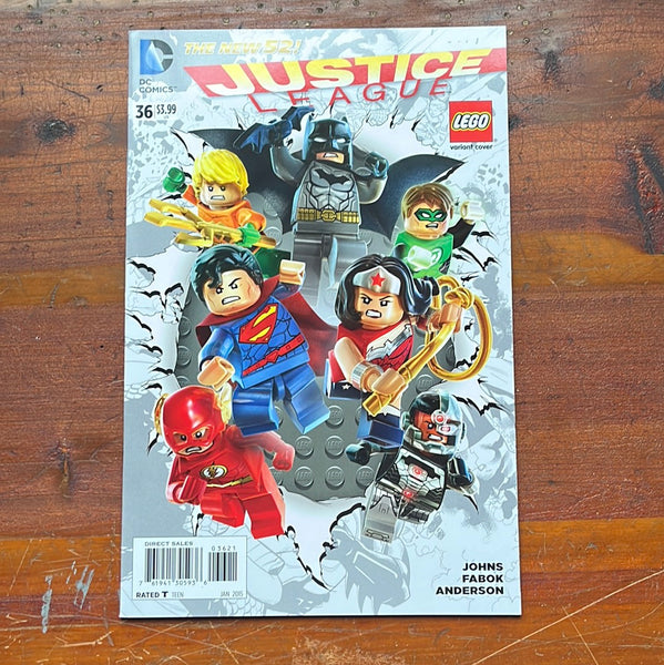 Justice League #36 Lego Variant New 52 NM