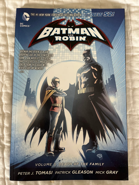 Batman and Robin Trade Paperback Volume 3 Death of The Family New 52 VFNM