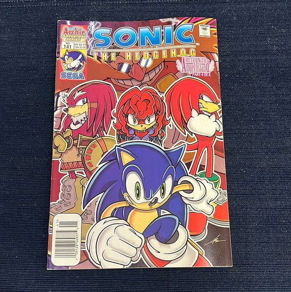 Sonic The Hedgehog #141 Rare Newsstand Variant FVF