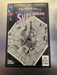 Adventures of Superman #498 HTF Third Print VFNM
