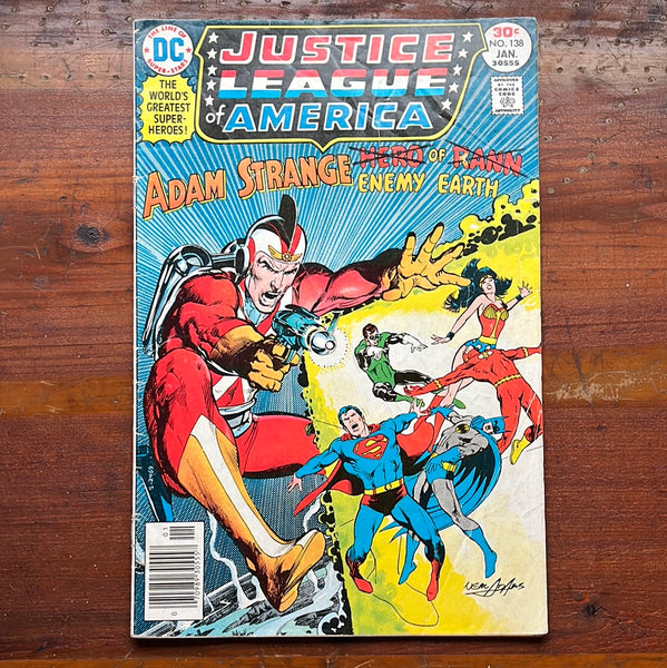 Justice League of America #138 Adam Strange! Neal Adams! VG