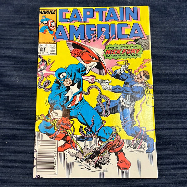 Captain America #351 Newsstand Variant VF