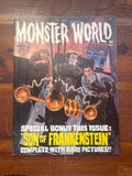 Monster World #7 Son Of Frankenstein! HTF Silver Age Horror Magazine VGFN