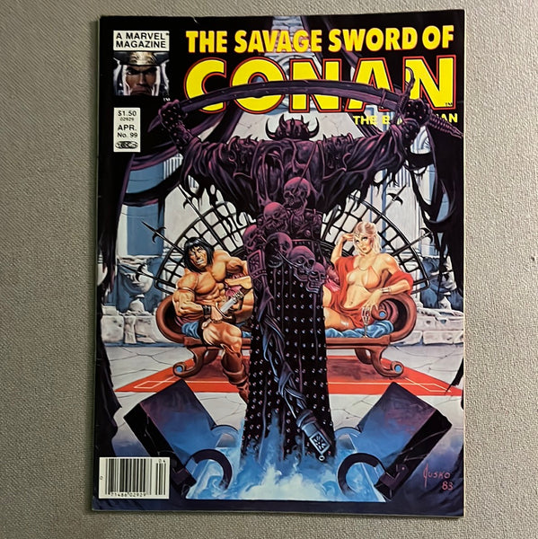 Savage Sword of Conan #99 Newsstand Variant FN