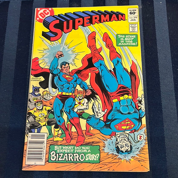 Superman #379 Bizarro! Newsstand Variant! FN