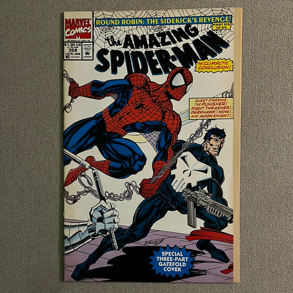 Amazing Spider-Man #358 Newsstand Variant VF