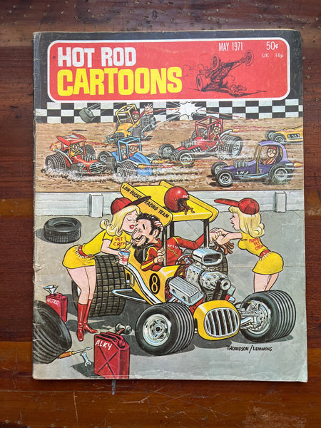 Hot Rod Cartoons Magazine May 1971 HTF GVG