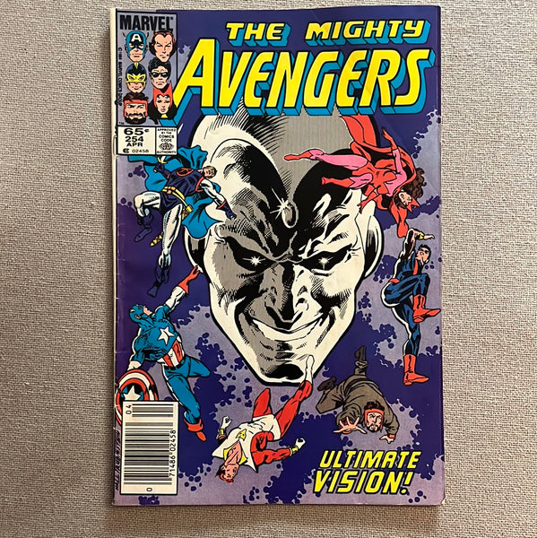 Avengers #254 Newsstand Variant FN