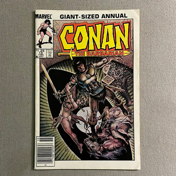 Conan The Barbarian Annual #10 Newsstand Variant FN