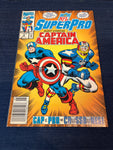 NFL SuperPro #8 Captain America Newsstand Variant VF