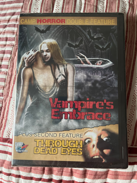 Vampire’s Embrace & Through Dead Eyes Double Feature HTF Sealed Horror DVD