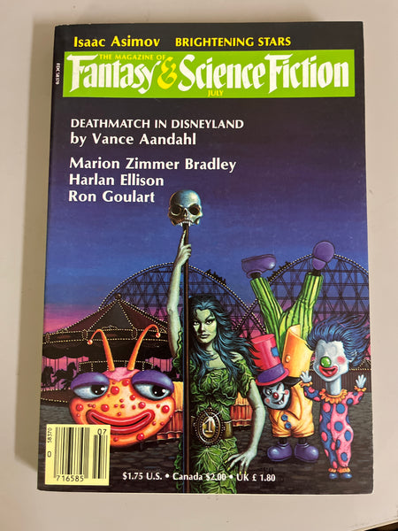 Isaac Asimov Fantasy and Science Fiction Digest July 1987 NM