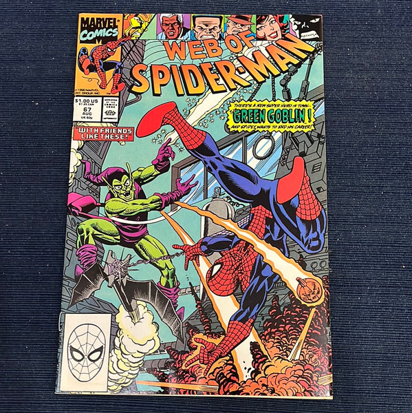 Web Of Spider-Man.#67 The Green Goblin! VFNM – East Bay Comics