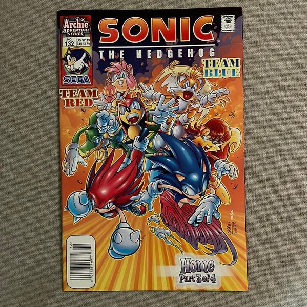 Sonic the Hedgehog #132 Rare Newsstand Variant FVF