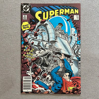 Superman #19 Newsstand Variant Byrne! VF