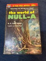 A.E. Van Vogt Double Novel The World Of Null-A & Universe Maker 1953 Ace Books HTF FN