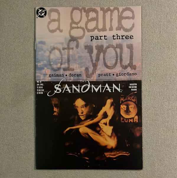 Sandman #34 Gaiman A Game of You VF