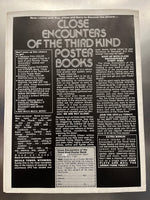 Close Encounters of the Third Kind Official Poster Magazine #2 The Mothership! HTF 1978