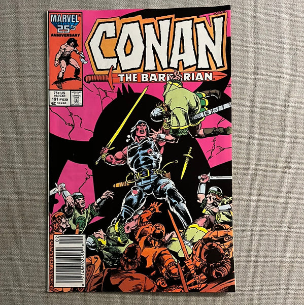 Conan The Barbarian #191 Newsstand Variant VF