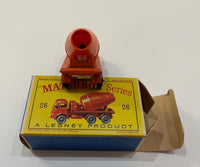 Cement Lorry 26 Lesney Matchbox Series 1960's Made In England