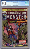 Frankenstein Monster #15 CGC 9.2 HTF High Grade Bronze Age Horror!