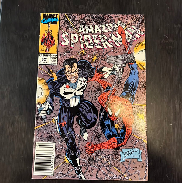 Amazing Spider-Man #330 Newsstand Variant! The Punisher! VFNM