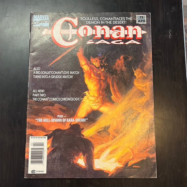 Conan Saga #73 Magazine Newsstand Variant FVF