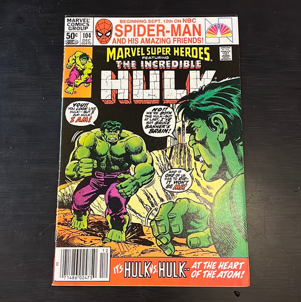Marvel Super-Heroes #104 Newsstand Variant VF