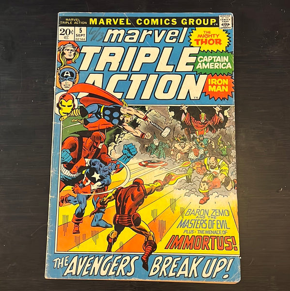 Marvel Triple Action #5 The Avengers Break Up! VG+