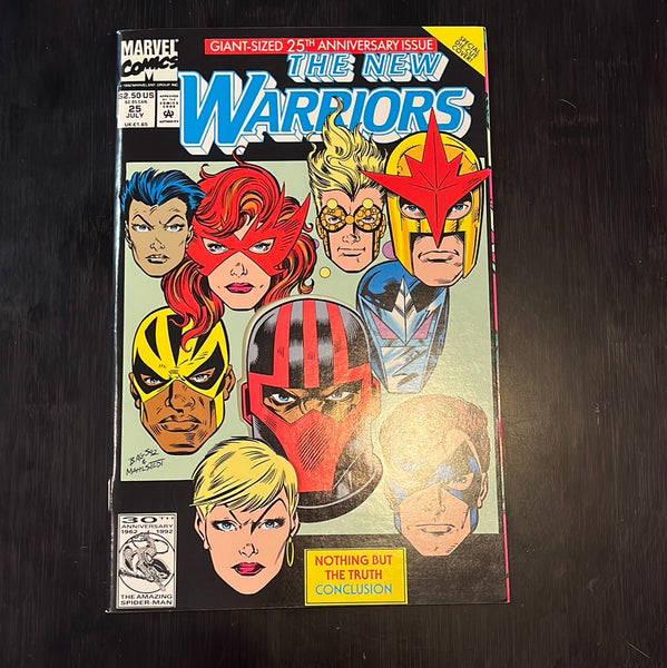 New Warriors #25 Fancy Die-Cut Cover! VFNM